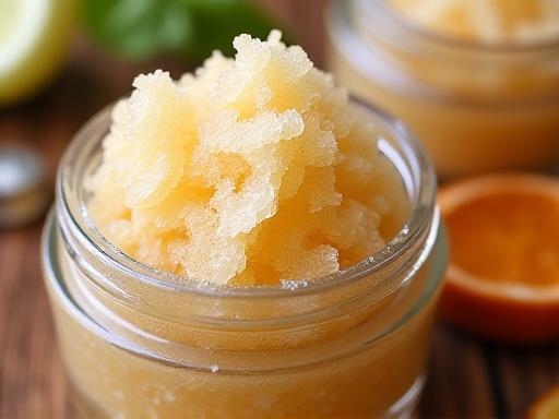 Natural sugar body scrubs